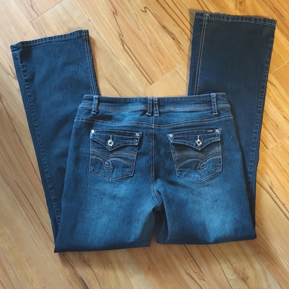 Angels forever young Y2K bootcut jeans. Size 12 long. ( 32 inches) - Picture 1 of 4